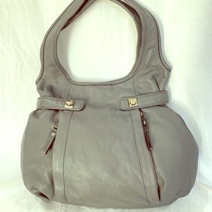 BANANA REPUBLIC Authentic Grey Leather Tote
